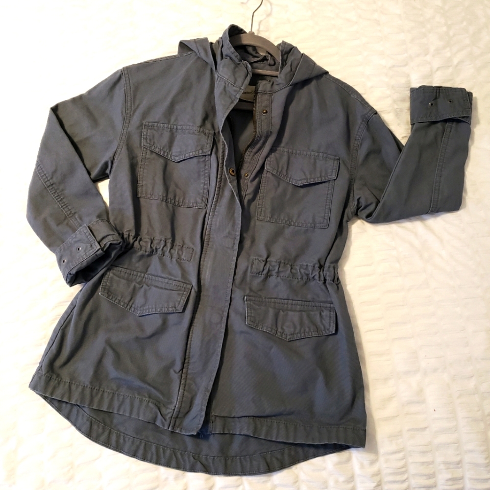 Universal Thread Blue Hooded Jacket, Size XS